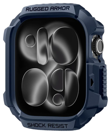 Spigen Rugged Armor 2  - Apple Watch 11/10 42MM Hoesje Bumper Case - Blauw afbeelding