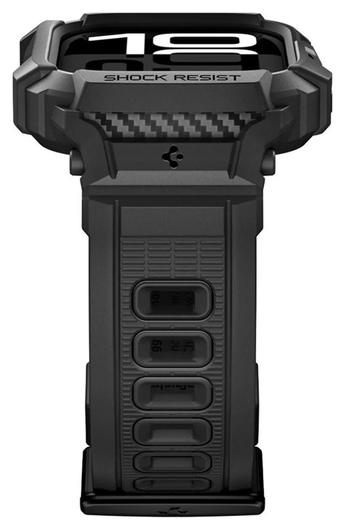 Spigen Rugged Armor Pro 2 - Apple Watch 11/10 46MM - Hoesje en Bandje - Zwart afbeelding 13