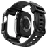 Spigen Rugged Armor Pro 2 - Apple Watch 11/10 46MM - Hoesje en Bandje - Zwart afbeelding 2