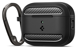 Spigen Rugged Armor Apple AirPods Pro 3 (2025) Hoesje Matte Zwart