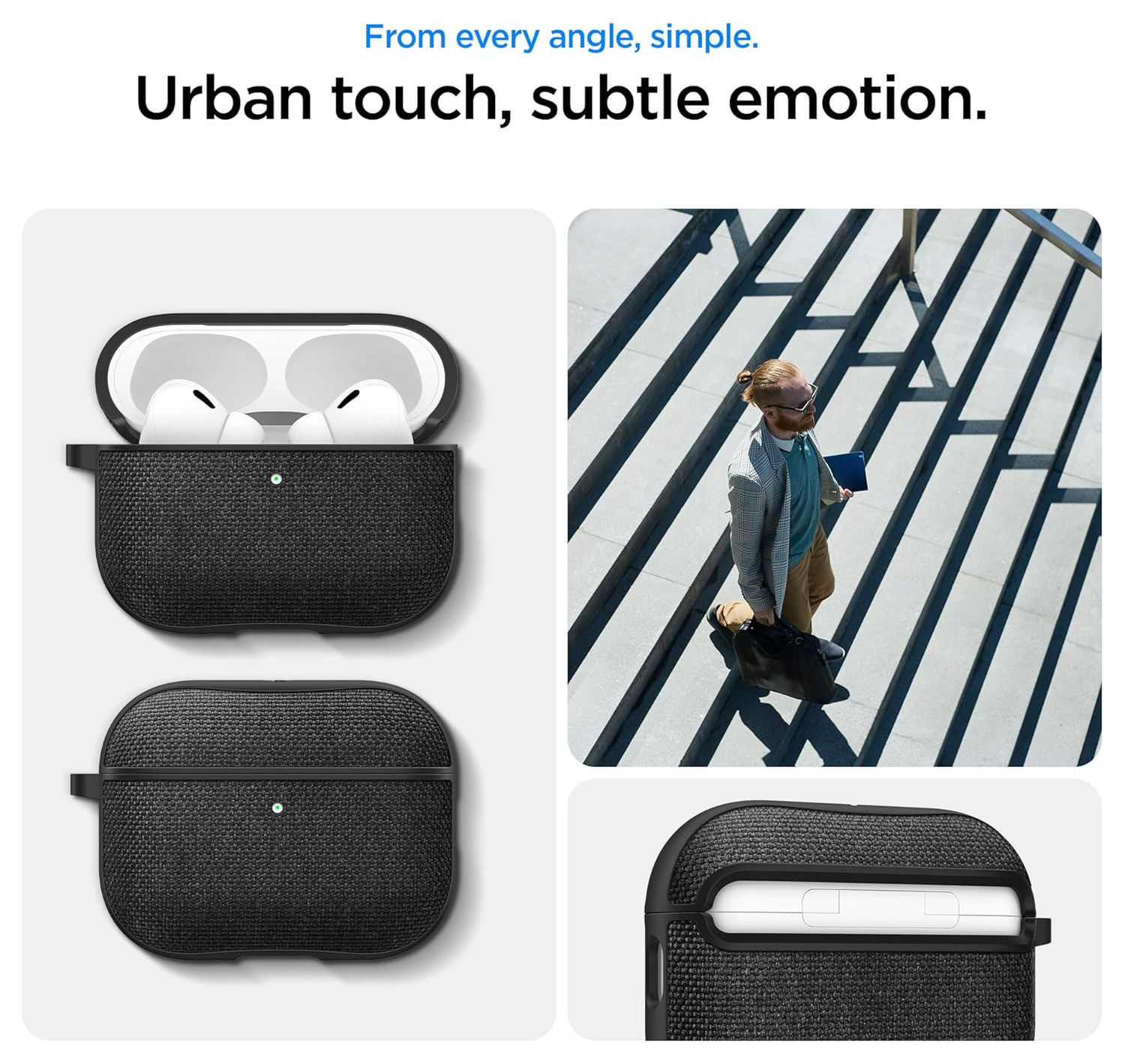 Spigen Urban Fit Apple AirPods Pro 3 (2025) Hoesje Zwart afbeelding 3