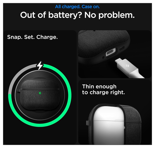 Spigen Urban Fit Apple AirPods Pro 3 (2025) Hoesje Zwart afbeelding 6