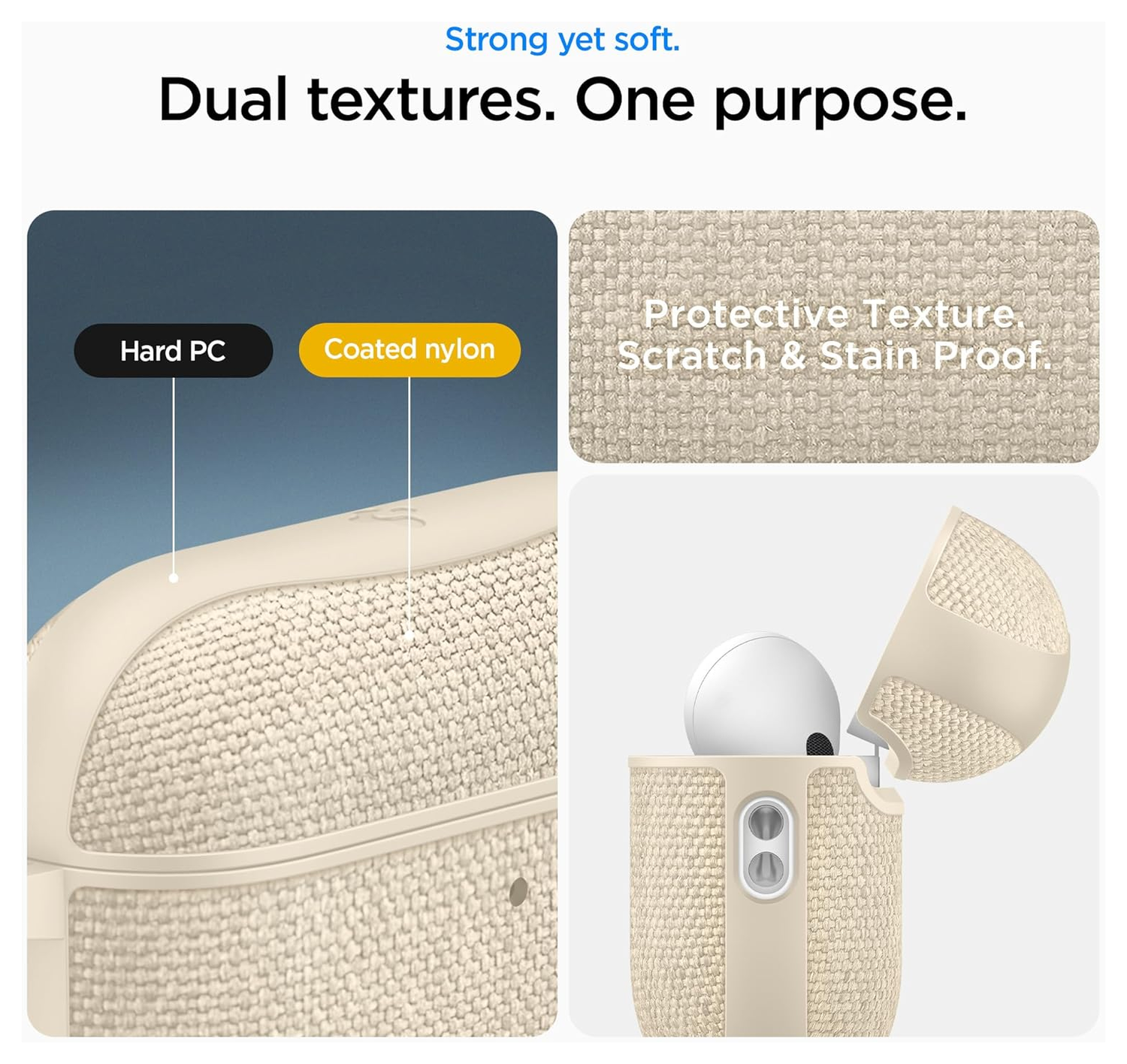 Spigen Urban Fit Apple AirPods Pro 3 (2025) Hoesje Beige afbeelding 7