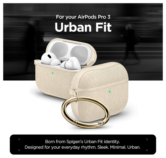 Spigen Urban Fit Apple AirPods Pro 3 (2025) Hoesje Beige afbeelding 2