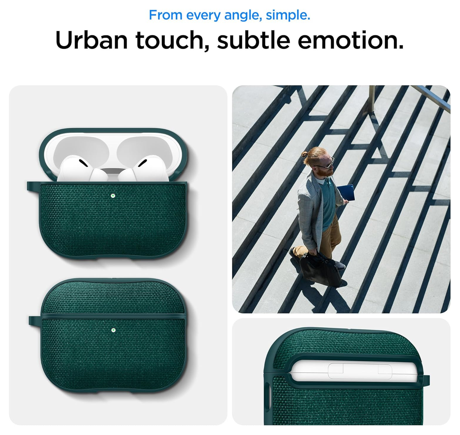 Spigen Urban Fit Apple AirPods Pro 3 (2025) Hoesje Groen afbeelding 3