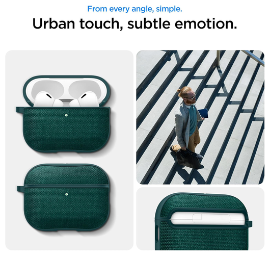 Spigen Urban Fit Apple AirPods Pro 3 (2025) Hoesje Groen afbeelding 3