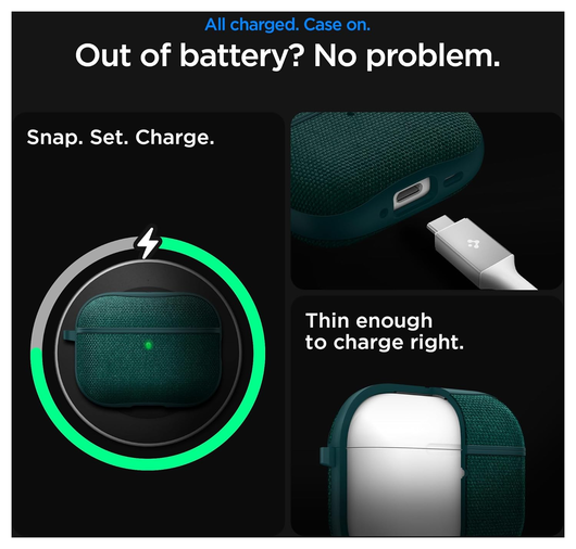 Spigen Urban Fit Apple AirPods Pro 3 (2025) Hoesje Groen afbeelding 7