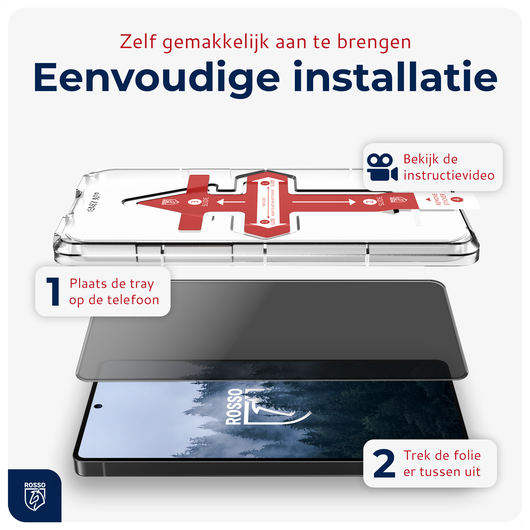 Rosso OnePlus 13 Privacy Glass met Installatietray Dust Removal afbeelding 2