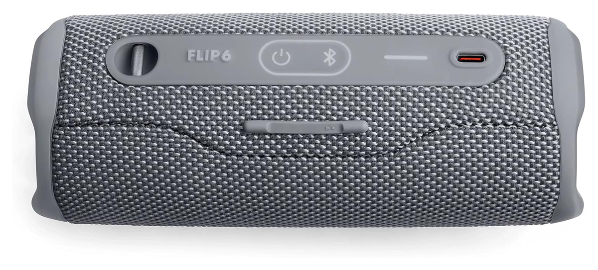 JBL Flip 6 Draadloze Bluetooth Speaker Grijs met 25W Oplader afbeelding 9