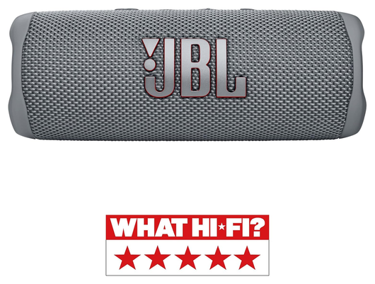 JBL Flip 6 Draadloze Bluetooth Speaker Grijs met 25W Oplader afbeelding 4