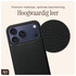 AVY Apple iPhone 17 Pro Max Hoesje met Koord Haakjes MagSafe Leer Zwart afbeelding 5
