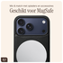 AVY Apple iPhone 17 Pro Max Hoesje met Koord Haakjes MagSafe Leer Zwart afbeelding 6