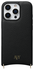AVY Apple iPhone 16 Pro Hoesje met Koord Haakjes MagSafe Leer Zwart