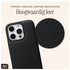 AVY Apple iPhone 16 Pro Max Hoesje met Koord Haakjes MagSafe Leer Zwart afbeelding 6