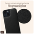 AVY Apple iPhone 14 / 13 Hoesje met Koord Haakjes MagSafe Leer Zwart afbeelding 5