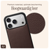 AVY Apple iPhone 17 Pro Hoesje met Koord Haakjes MagSafe Leer Chocolate afbeelding 5