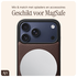AVY Apple iPhone 17 Pro Max Hoesje met Koord Haakjes MagSafe Leer Chocolate afbeelding 6