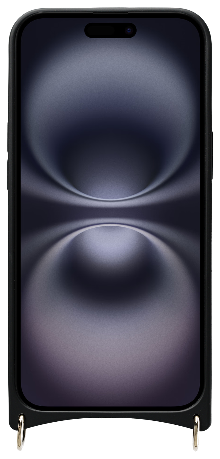 AVY Apple iPhone 16 Hoesje met Koord Haakjes MagSafe Leer Chocolate afbeelding 10