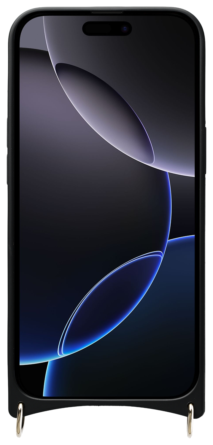 AVY Apple iPhone 16 Pro Max Hoesje met Koord Haakjes MagSafe Leer Chocolate afbeelding 10