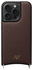 AVY Apple iPhone 14 Pro Hoesje met Koord Haakjes MagSafe Leer Chocolate afbeelding 1