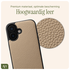 AVY Apple iPhone 17 Hoesje met Koord Haakjes MagSafe Leer Beige afbeelding 5