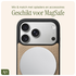 AVY Apple iPhone 17 Pro Hoesje met Koord Haakjes MagSafe Leer Beige afbeelding 5