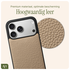 AVY Apple iPhone 17 Pro Hoesje met Koord Haakjes MagSafe Leer Beige afbeelding 6