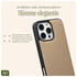 AVY Apple iPhone 16 Pro Hoesje met Koord Haakjes MagSafe Leer Beige afbeelding 7
