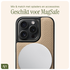 AVY Apple iPhone 15 Pro Hoesje met Koord Haakjes MagSafe Leer Beige afbeelding 7