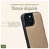 AVY Apple iPhone 14 / 13 Hoesje met Koord Haakjes MagSafe Leer Beige afbeelding 7