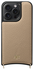 AVY Apple iPhone 14 Pro Hoesje met Koord Haakjes MagSafe Leer Beige