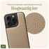 AVY Apple iPhone 14 Pro Hoesje met Koord Haakjes MagSafe Leer Beige afbeelding 5