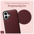 AVY Apple iPhone 17 Hoesje met Koord Haakjes MagSafe Leer Burgundy afbeelding 5