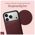 AVY Apple iPhone 17 Pro Hoesje met Koord Haakjes MagSafe Leer Burgundy afbeelding 5