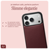 AVY Apple iPhone 17 Pro Hoesje met Koord Haakjes MagSafe Leer Burgundy afbeelding 7