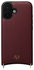 AVY Apple iPhone 16 Hoesje met Koord Haakjes MagSafe Leer Burgundy afbeelding 1