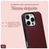 AVY Apple iPhone 16 Pro Hoesje met Koord Haakjes MagSafe Leer Burgundy afbeelding 7