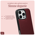 AVY Apple iPhone 16 Pro Max Hoesje met Koord Haakjes MagSafe Leer Burgundy afbeelding 8