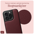 AVY Apple iPhone 15 Pro Hoesje met Koord Haakjes MagSafe Leer Burgundy afbeelding 6