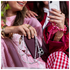 AVY Apple iPhone 14 Pro Hoesje met Koord Haakjes MagSafe Leer Burgundy afbeelding 3
