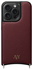 AVY Apple iPhone 14 Pro Hoesje met Koord Haakjes MagSafe Leer Burgundy