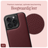AVY Apple iPhone 14 Pro Hoesje met Koord Haakjes MagSafe Leer Burgundy afbeelding 5