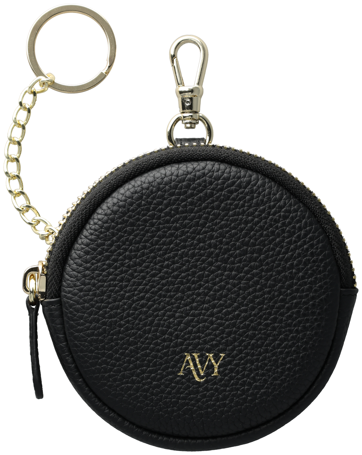 AVY Mini Leren Telefoontasje / Phone Bag Leather Black afbeelding 1