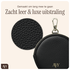 AVY Mini Leren Telefoontasje / Phone Bag Leather Black afbeelding 6