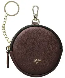 AVY Mini Leren Telefoontasje / Phone Bag Leather Chocolate afbeelding