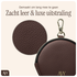 AVY Mini Leren Telefoontasje / Phone Bag Leather Chocolate afbeelding 2