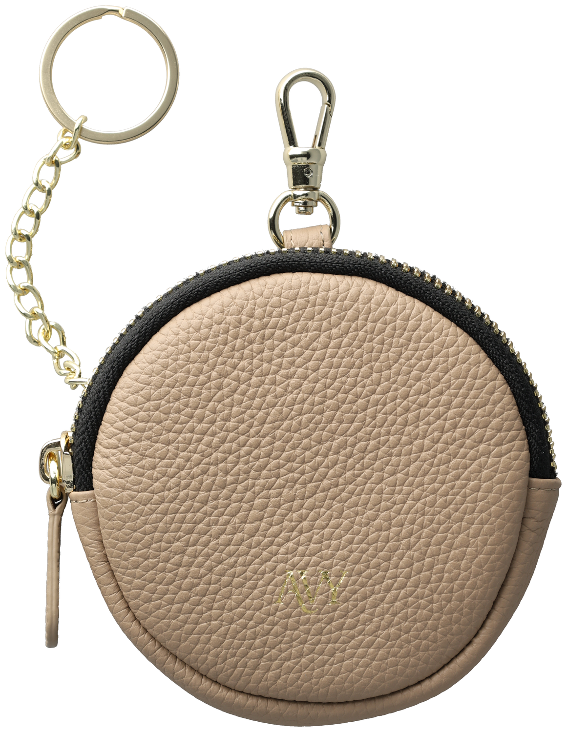 AVY Mini Leren Telefoontasje / Phone Bag Leather Beige afbeelding 1