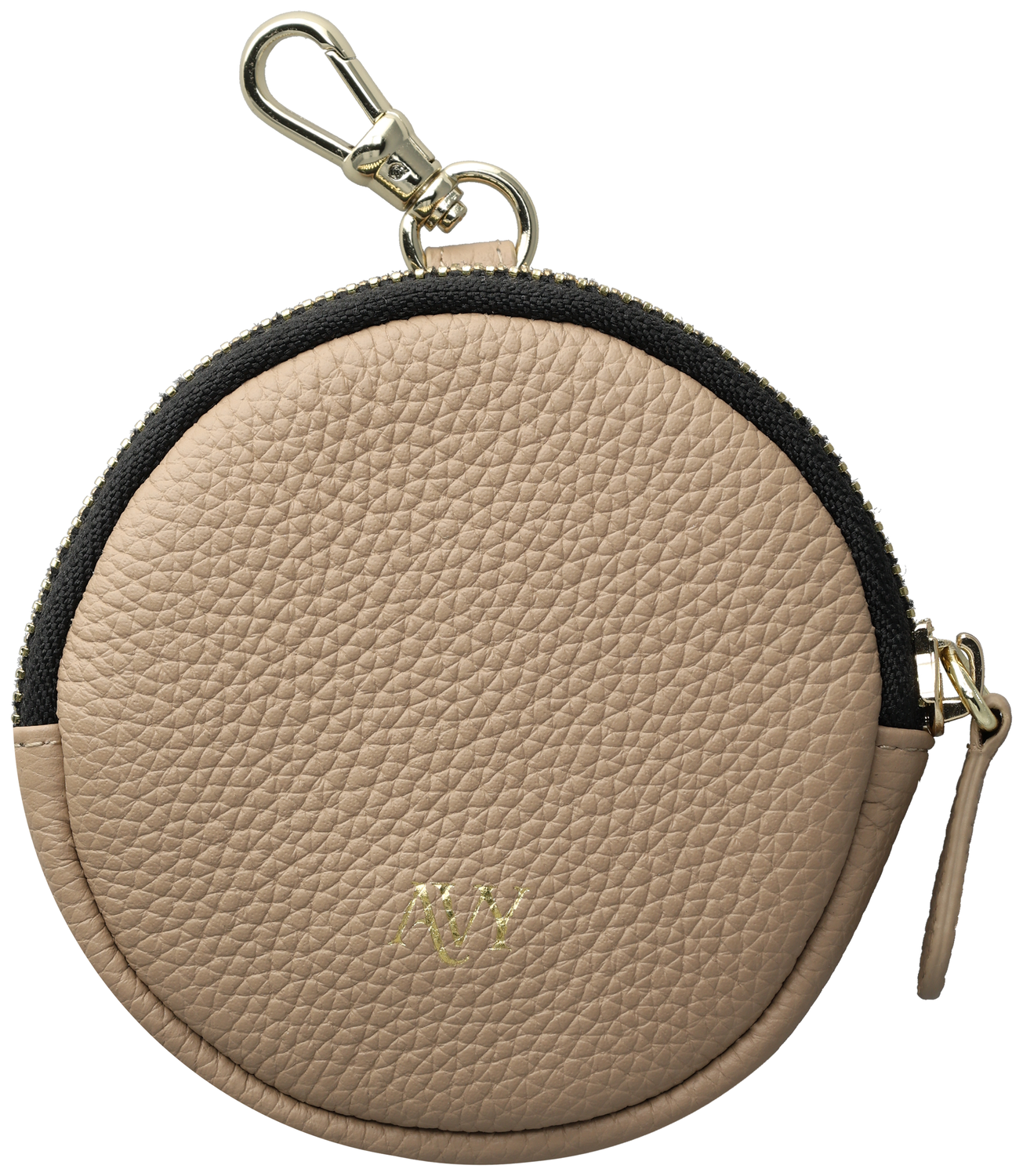 AVY Mini Leren Telefoontasje / Phone Bag Leather Beige afbeelding 7