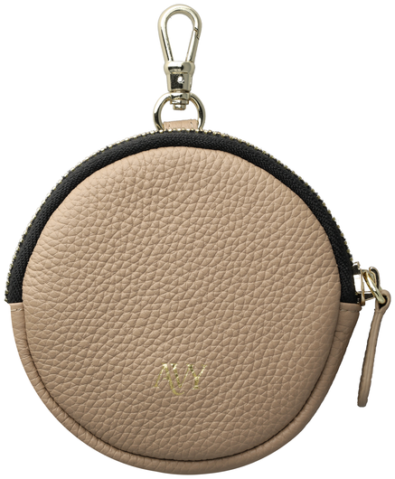 AVY Mini Leren Telefoontasje / Phone Bag Leather Beige afbeelding 8