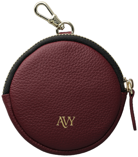 AVY Mini Leren Telefoontasje / Phone Bag Leather Burgundy afbeelding 7